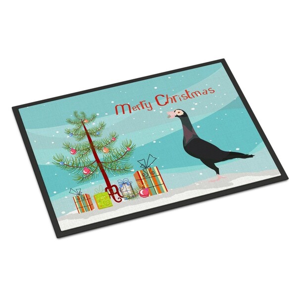 Carolines Treasures English Carrier Pigeon Christmas Indoor or Outdoor Mat, 18 x 27 in. BB9312MAT - main